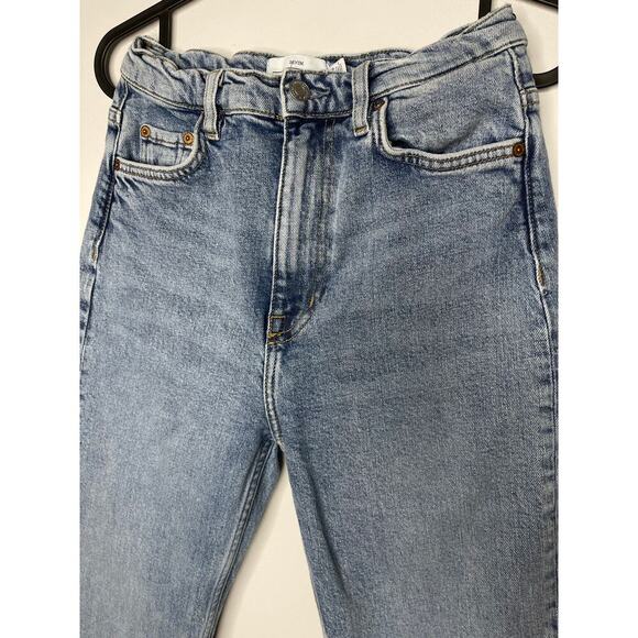 & Other stories slim jeans size 25 high rise raw hem - Picture 2 of 8